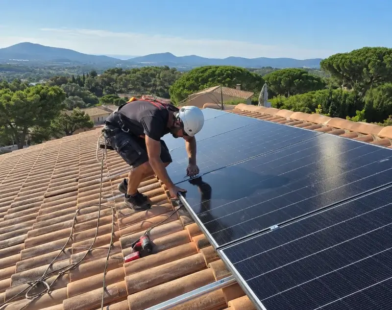 Installateur panneaux solaires Chénas — pose photovoltaïque sur toiture