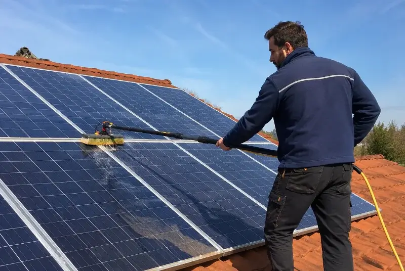 Nettoyage et entretien de panneaux solaires à Chénas
